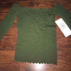 Off the shoulder top